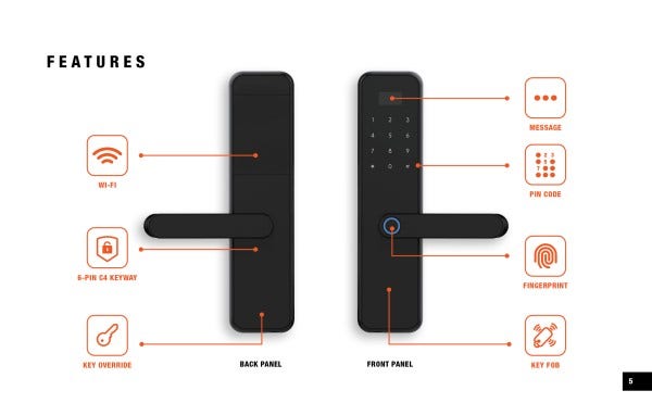 Smart Lock Rectangle Manual