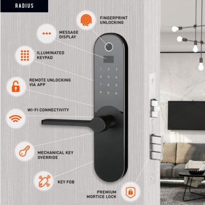 smart lock radius features v2